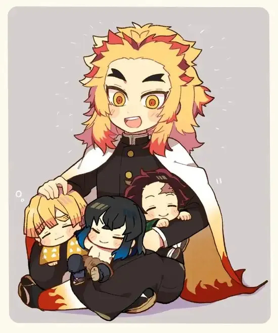 Ảnh chibi nhân vật Rengoku Kyojuro 1