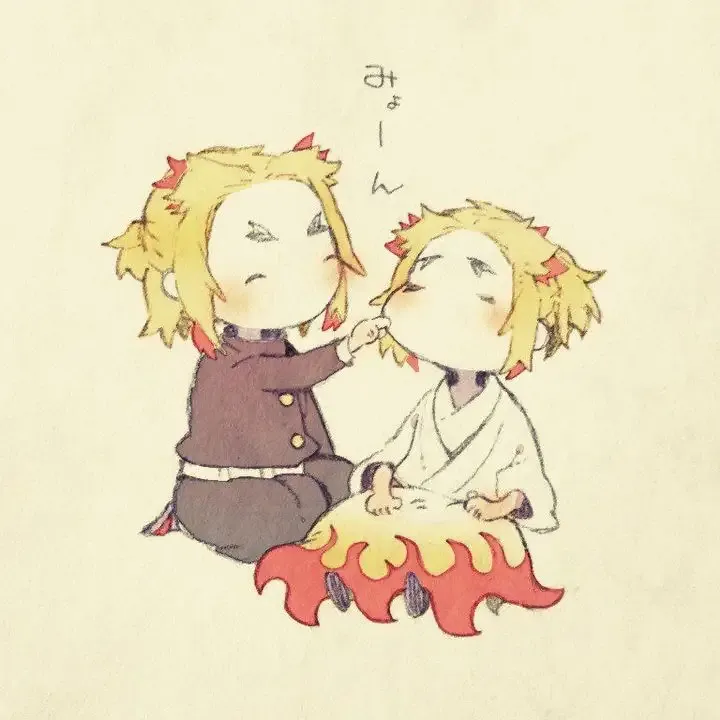 Ảnh chibi nhân vật Rengoku Kyojuro 3