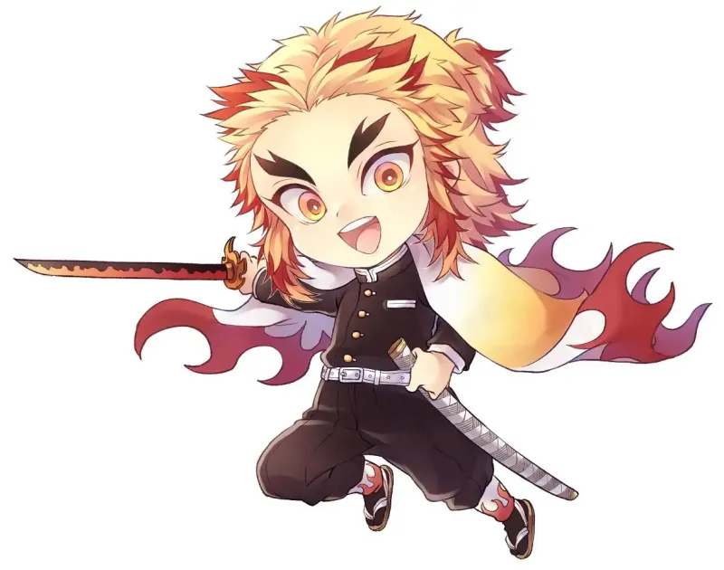 Ảnh chibi nhân vật Rengoku Kyojuro 10