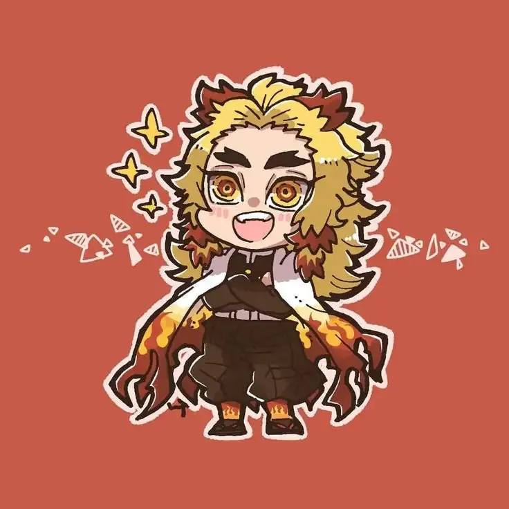 Ảnh chibi nhân vật Rengoku Kyojuro 12