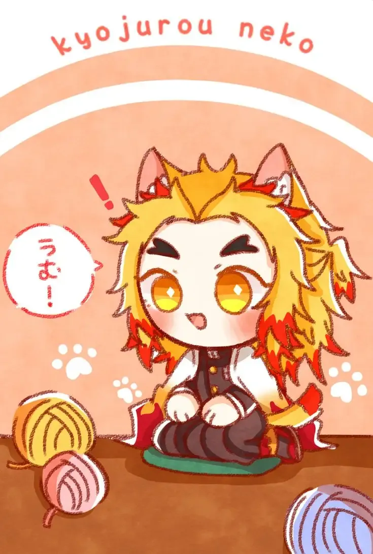 Ảnh chibi nhân vật Rengoku Kyojuro 13