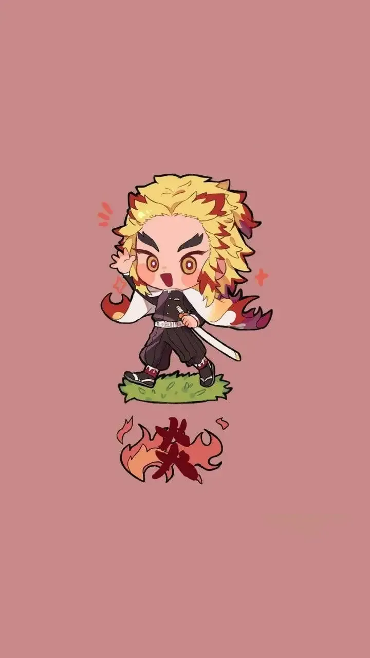 Ảnh chibi nhân vật Rengoku Kyojuro 15