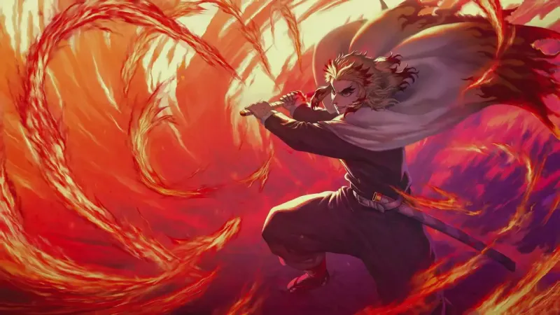 Ảnh Rengoku Kyojuro ngầu cực chất 3