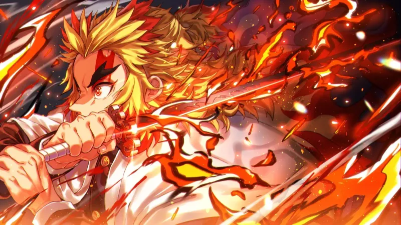 Ảnh Rengoku Kyojuro ngầu cực chất 5