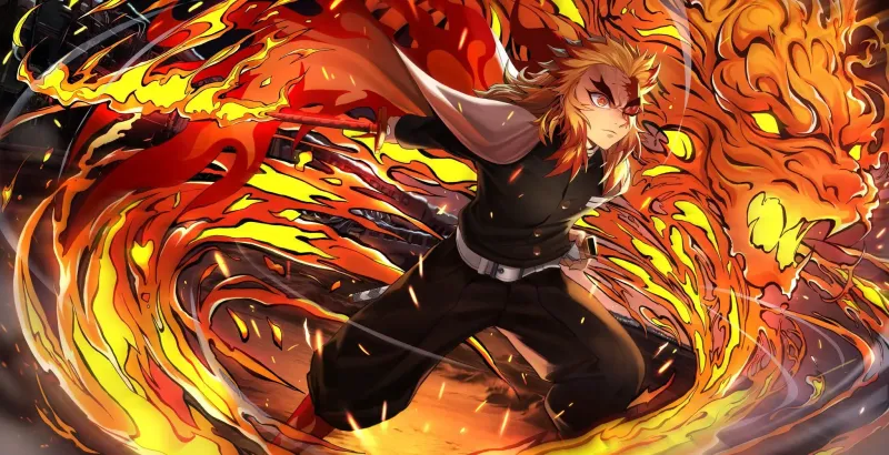 Ảnh Rengoku Kyojuro ngầu cực chất 10