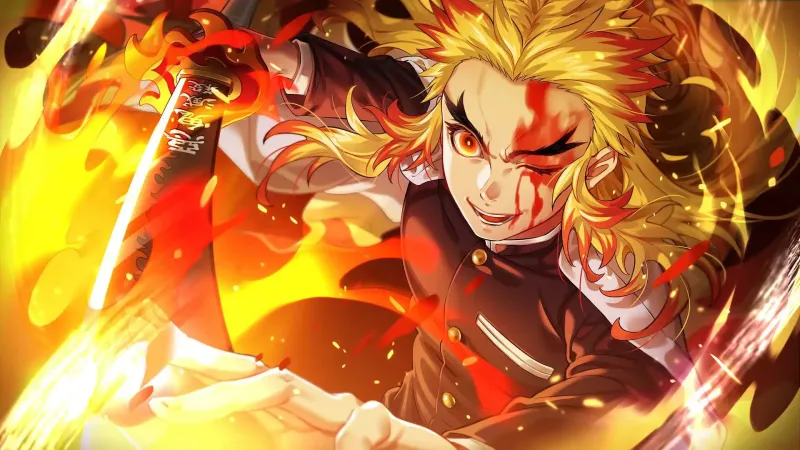 Ảnh Rengoku Kyojuro ngầu cực chất 11