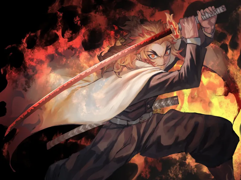 Ảnh Rengoku Kyojuro ngầu cực chất 16