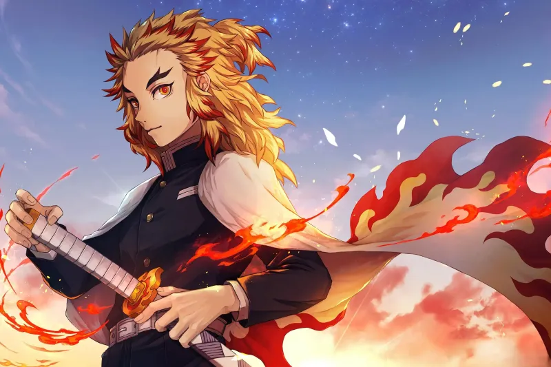 Ảnh Rengoku Kyojuro ngầu cực chất 25