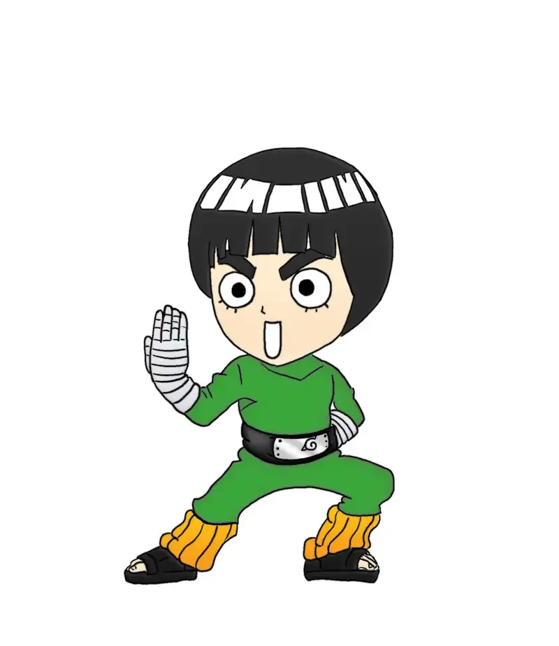 Tổng hợp ảnh Rock Lee chibi 8