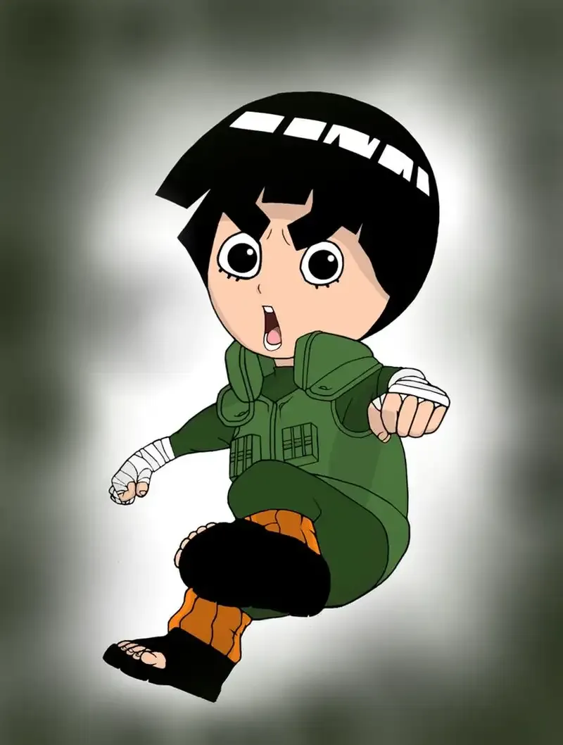 Tổng hợp ảnh Rock Lee chibi 9