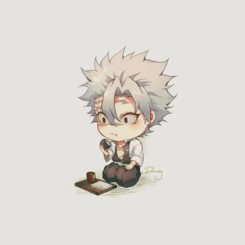 Ảnh Sanemi Shinazugawa chibi đáng yêu 4