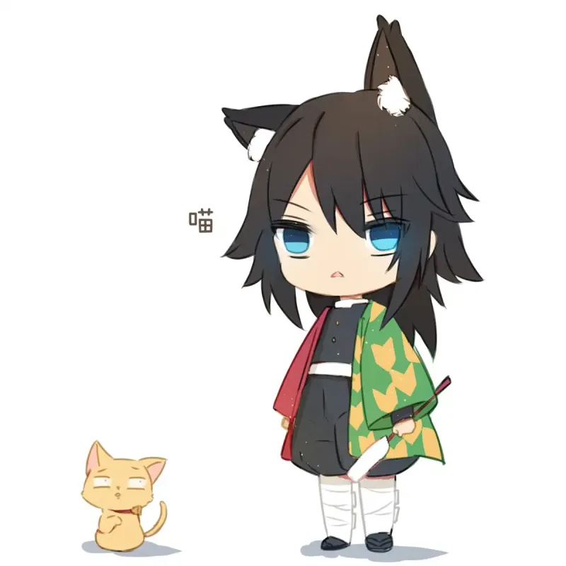 Ảnh Tomioka Giyuu chibi cute nhất 10
