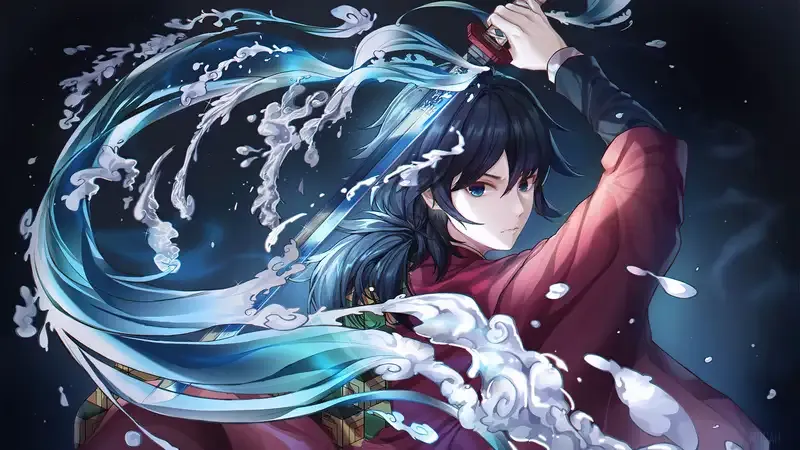 Ảnh Tomioka Giyuu ngầu độc đáo 23
