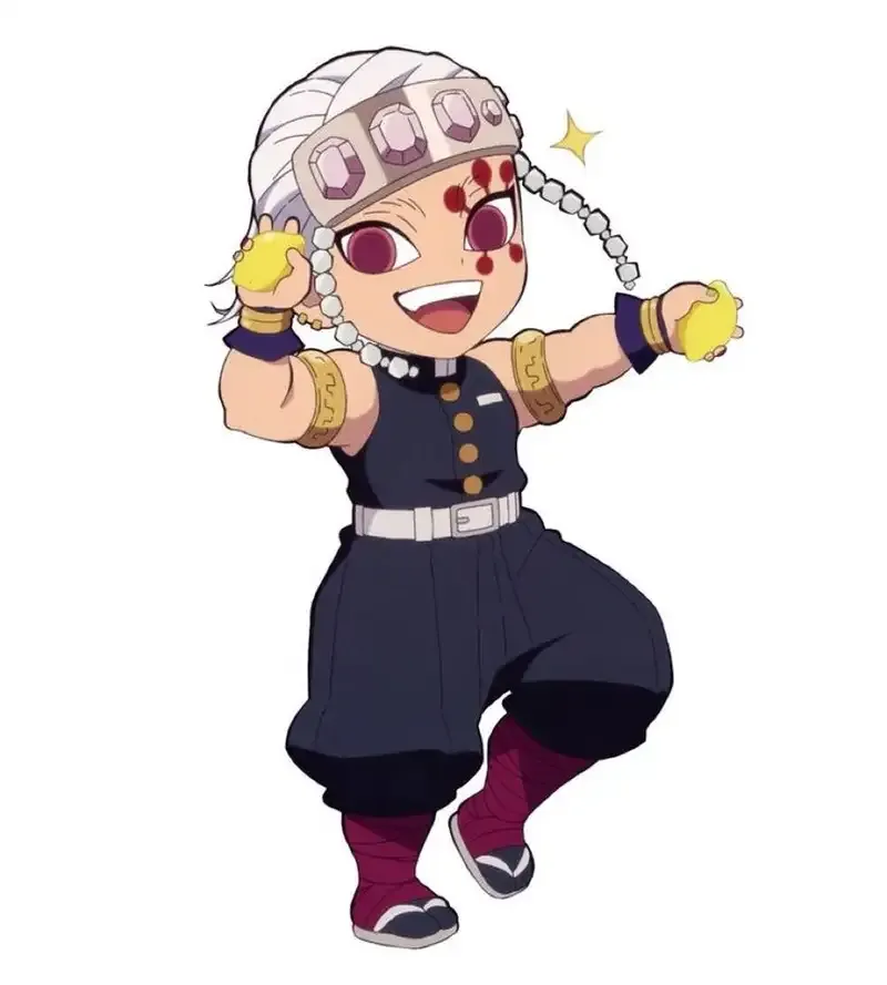 Ảnh Uzui Tengen chibi đáng yêu 4
