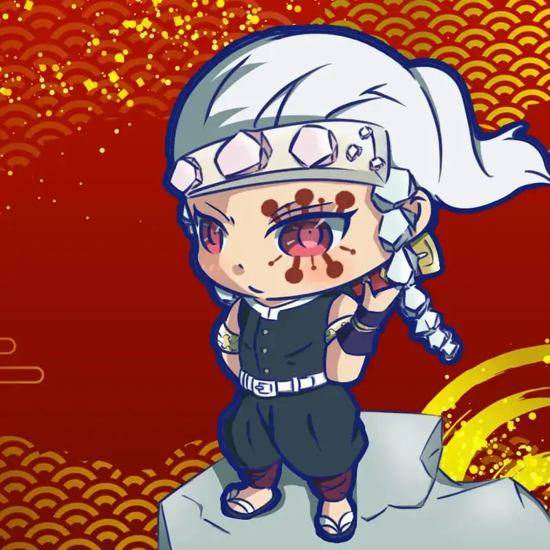 Ảnh Uzui Tengen chibi đáng yêu 8