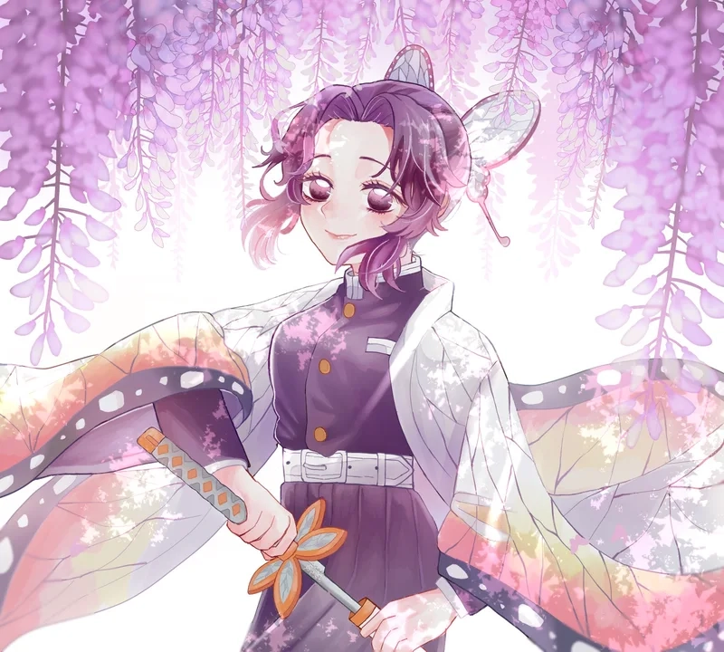Shinobu kochou anime trong những khoảnh khắc tinh tế và đẹp mắt