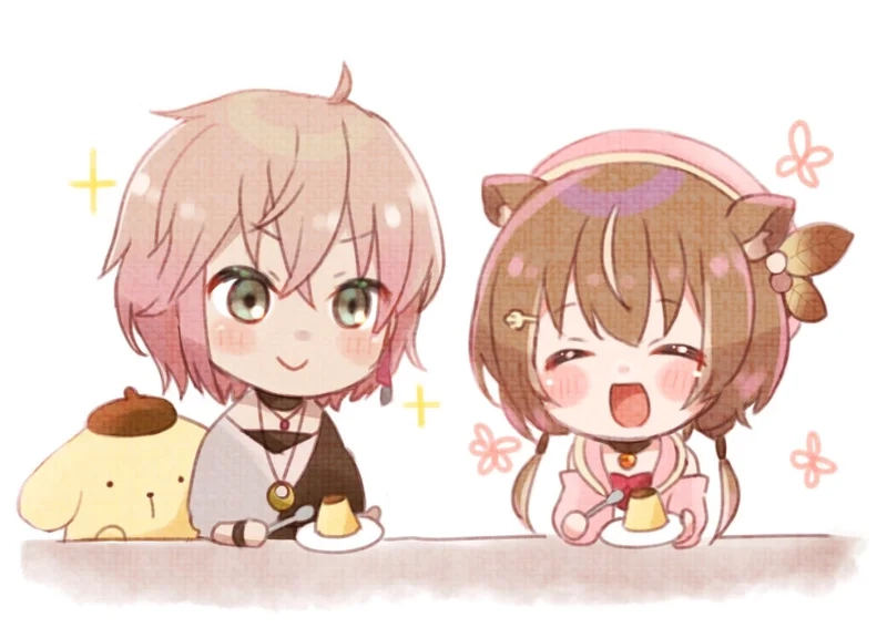 Bộ ảnh siêu xinh với ảnh cặp chibi cute