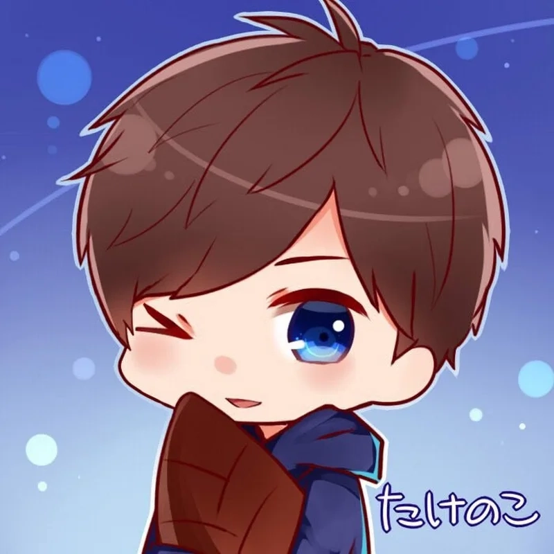 Cực phẩm dễ thương với ảnh anime cute chibi nam