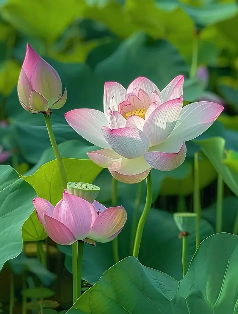 Khám phá vẻ đẹp tinh tế trong hình ảnh hoa sen, biểu tượng của sự thanh tao