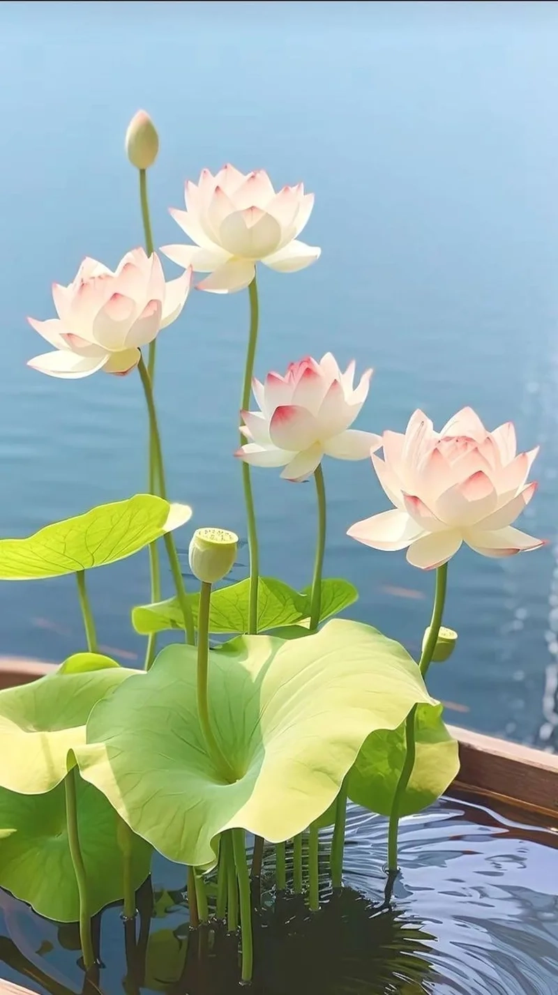 Biến ảnh hoa sen làm hình nền để cảm nhận sự thanh khiết và bình yên mỗi ngày