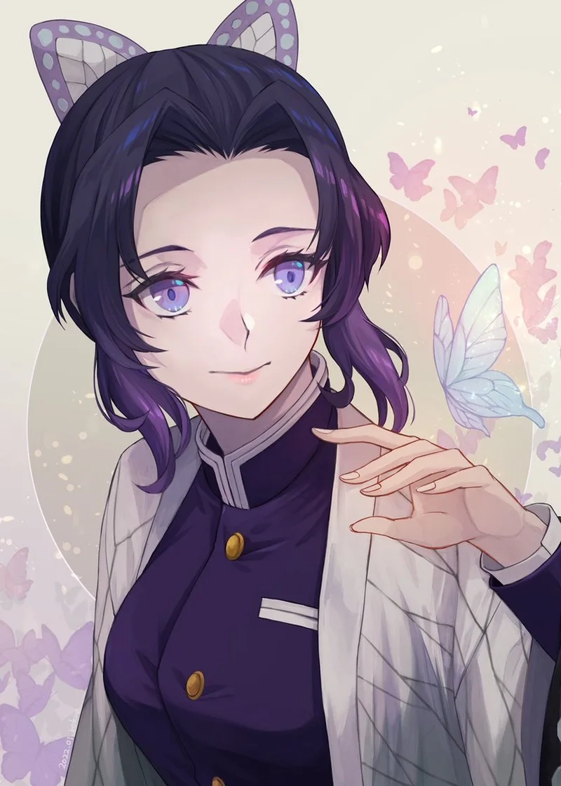Tận hưởng hình ảnh của shinobu trong phong cách anime đậm chất