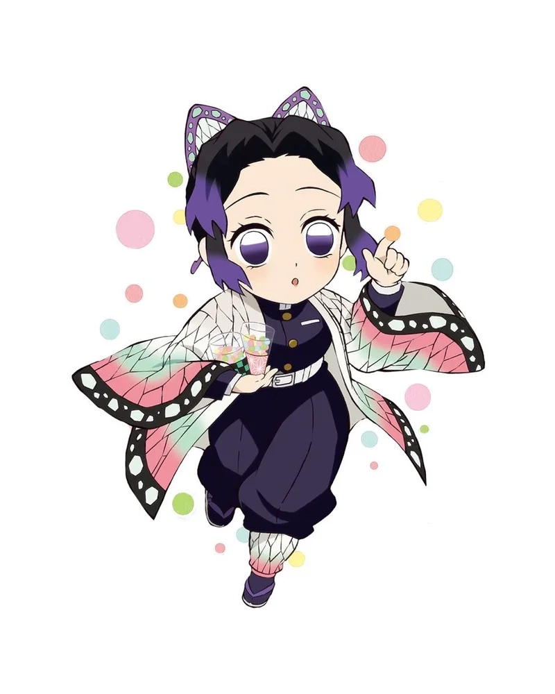 Cùng chiêm ngưỡng hình shinobu chibi cực kỳ đáng yêu và sinh động