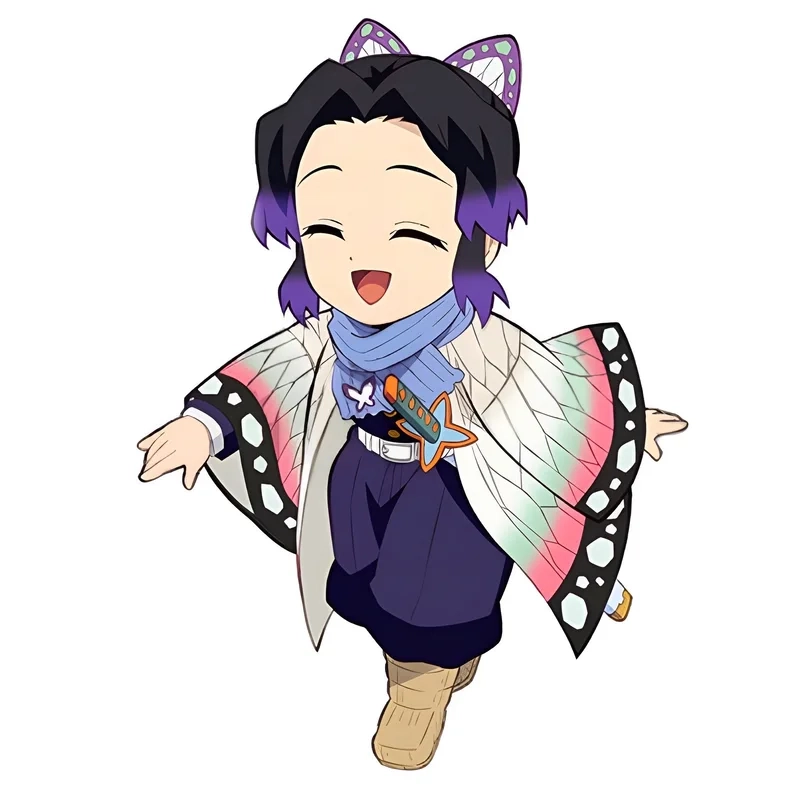 Chibi shinobu dễ thương sẽ là điểm nhấn hoàn hảo cho mọi bộ sưu tập