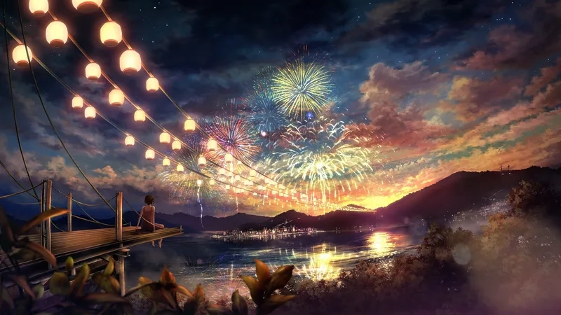Chất lượng cao với ảnh nền máy tính 1920x1080 anime