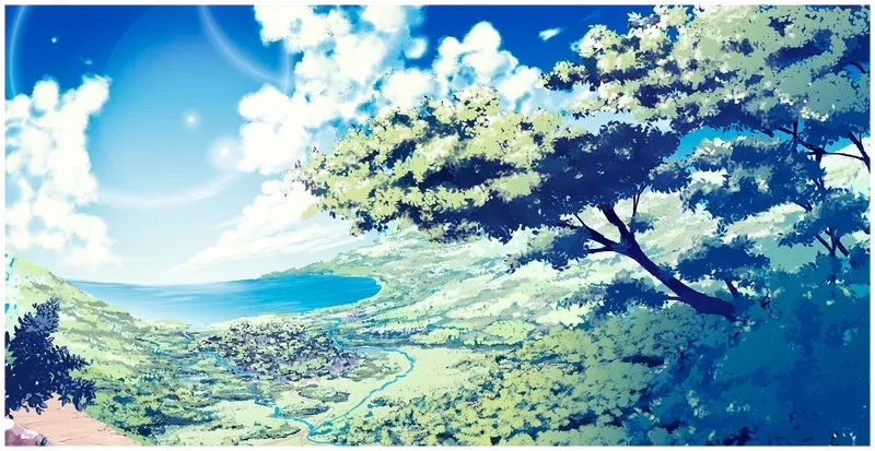 Ảnh nền máy tính anime đẹp cho không gian làm việc thêm sinh động