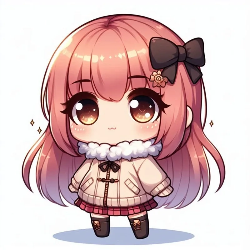 Cảm nhận sự đáng yêu trong ảnh anime dễ thương chibi với phong cách chibi dễ thương