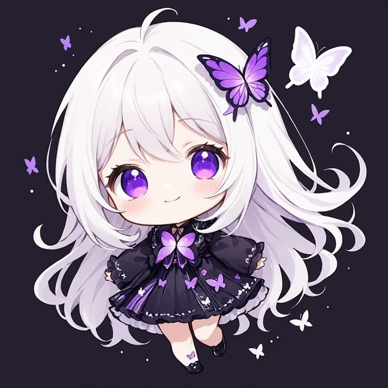 Hình anime nữ chibi với sự đáng yêu tuyệt đối không thể bỏ qua