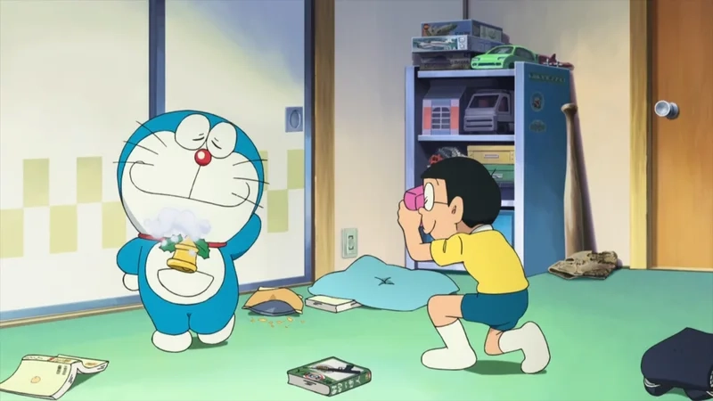 Cùng chứng kiến khoảnh khắc doraemon và nobita gặp nhau đầy tình bạn!