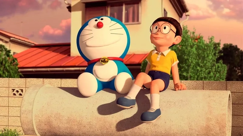 Hình ảnh của doraemon và nobita luôn gợi lên những ký ức ngọt ngào về tình bạn!