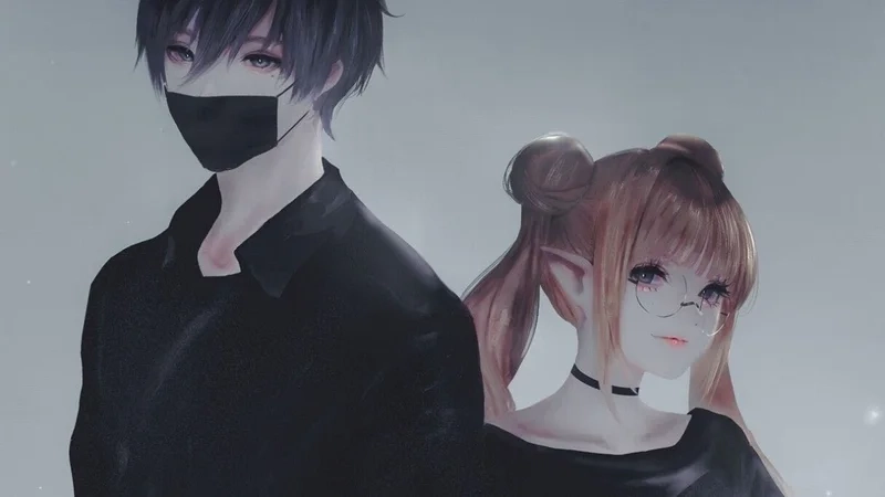 Ảnh cặp đôi anime chibi cute sẽ làm bạn thích thú với tình yêu đáng yêu này