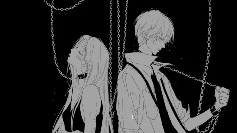 Ảnh anime cặp đôi ngầu mang đến một phong cách mạnh mẽ và cực kỳ ấn tượng