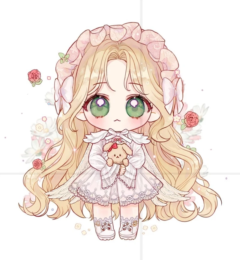 Nhân vật nữ cực xinh trong hình ảnh chibi cute nữ
