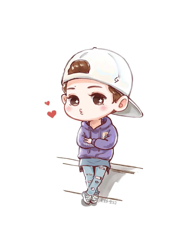 Đa dạng phong cách với anh chibi nam