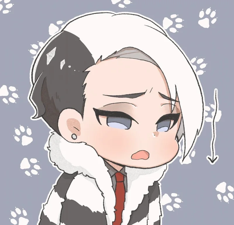 Biểu cảm siêu cưng với hình ảnh chibi nam dễ thương