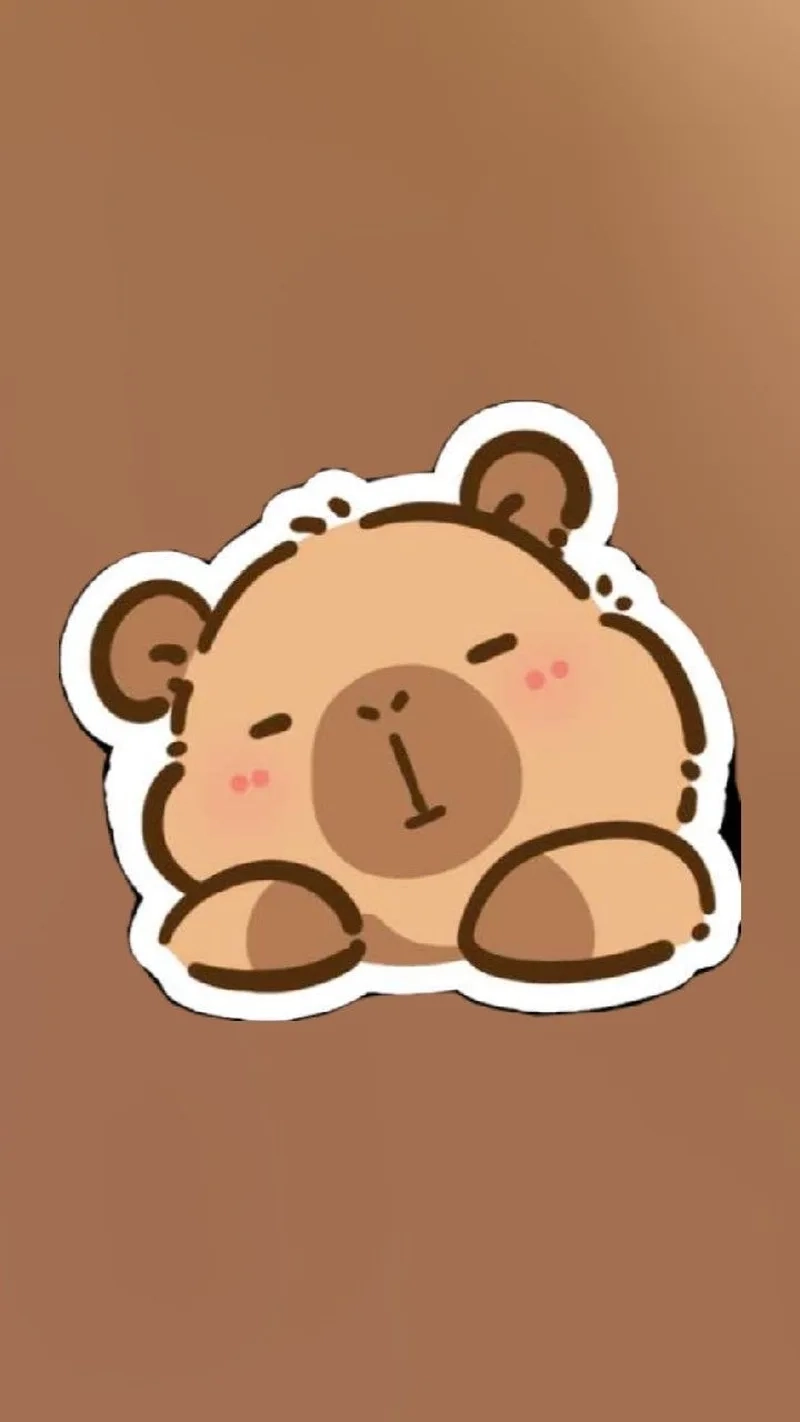 Đổi mới màn hình máy tính với hình nền capybara cute cho máy tính