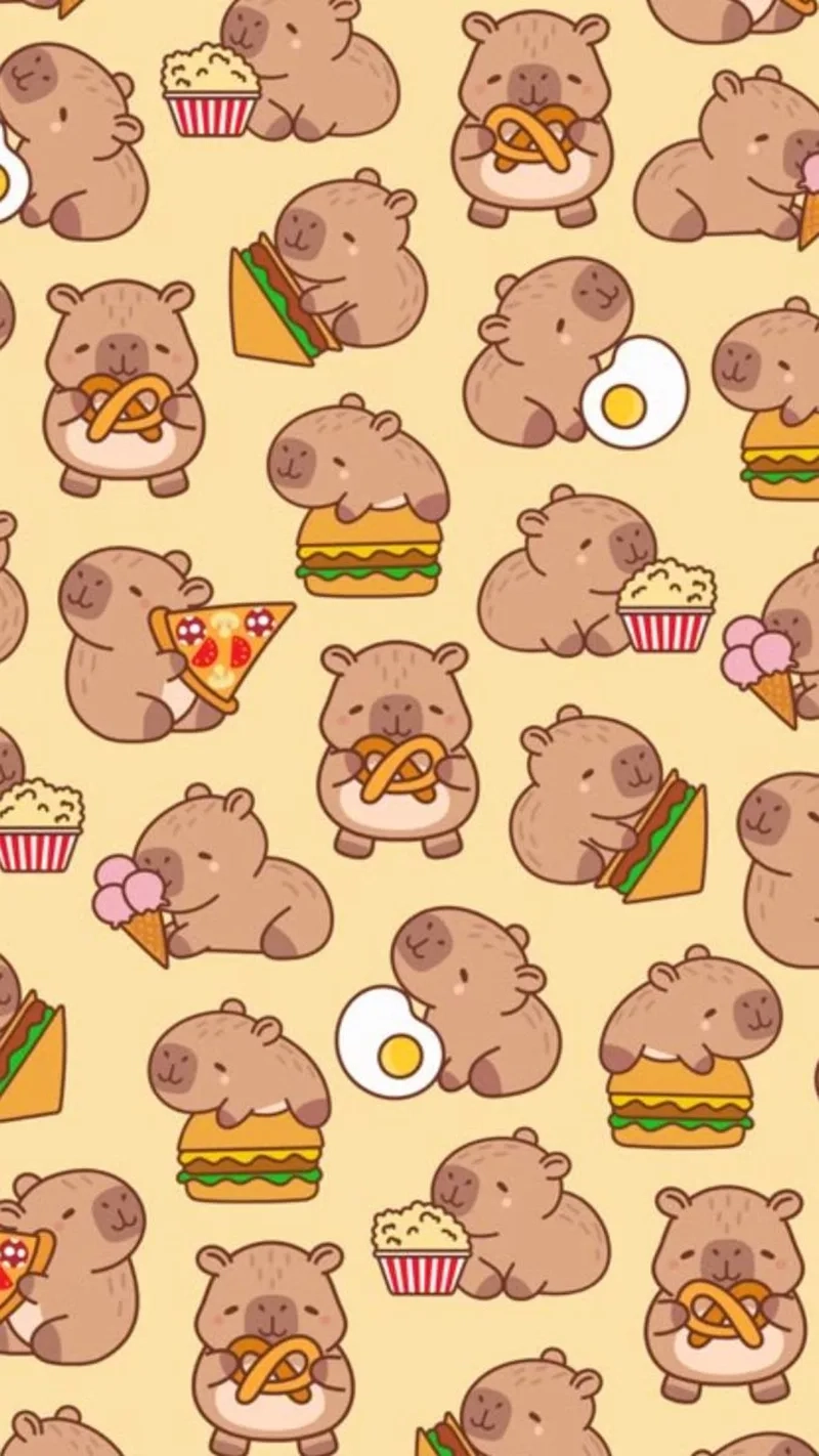 Khám phá hình ảnh capybara dễ thương để trang trí cho thiết bị của bạn