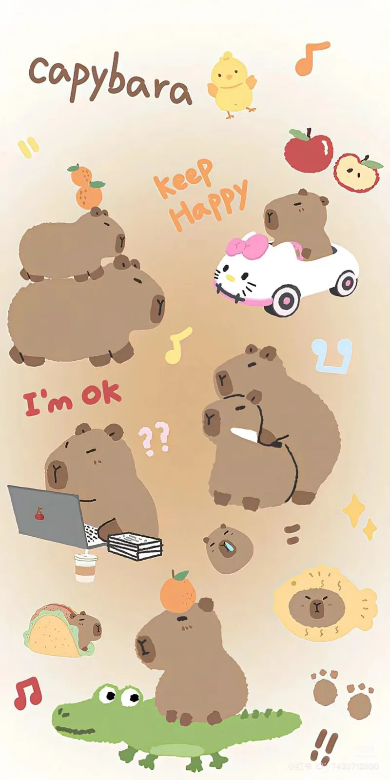 Cập nhật hình nền capybara dễ thương ngay để làm mới màn hình của bạn