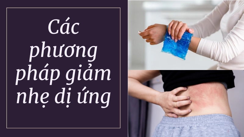 Chườm mát là cách giảm ngứa do dị ứng thời tiết hiệu quả